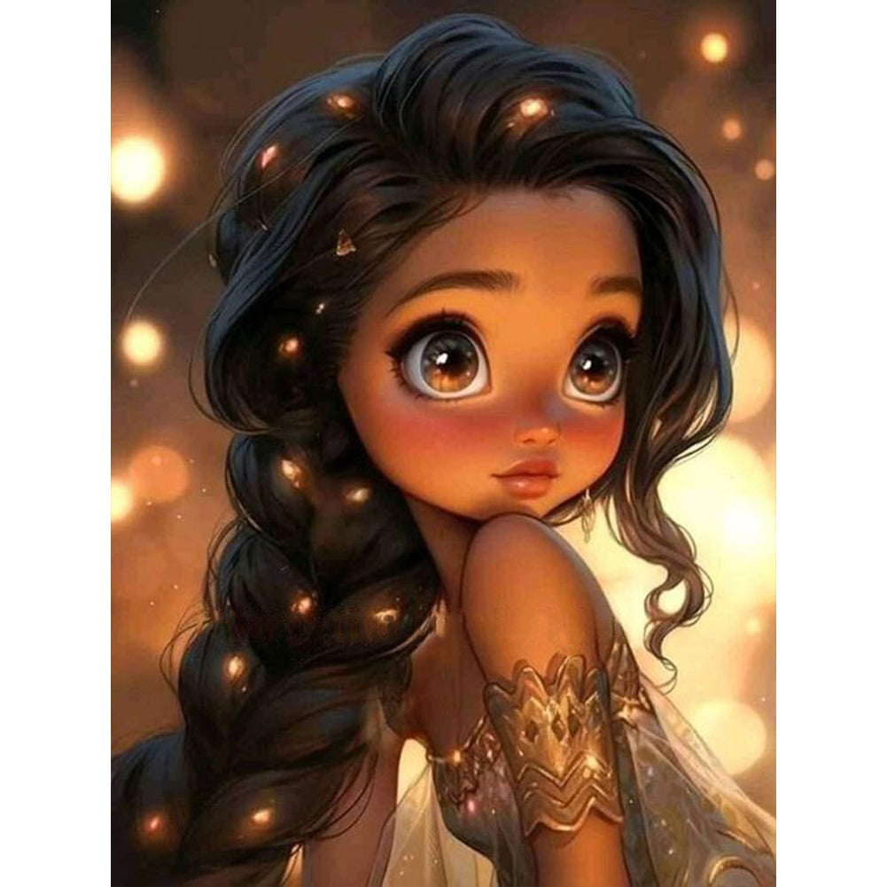 Diamond Painting - Full Round - sweet girl (30*40CM)