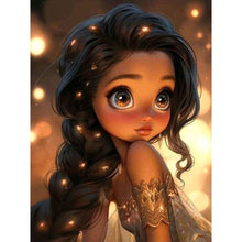 Load image into Gallery viewer, Diamond Painting - Full Round - sweet girl (30*40CM)
