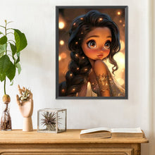Load image into Gallery viewer, Diamond Painting - Full Round - sweet girl (30*40CM)
