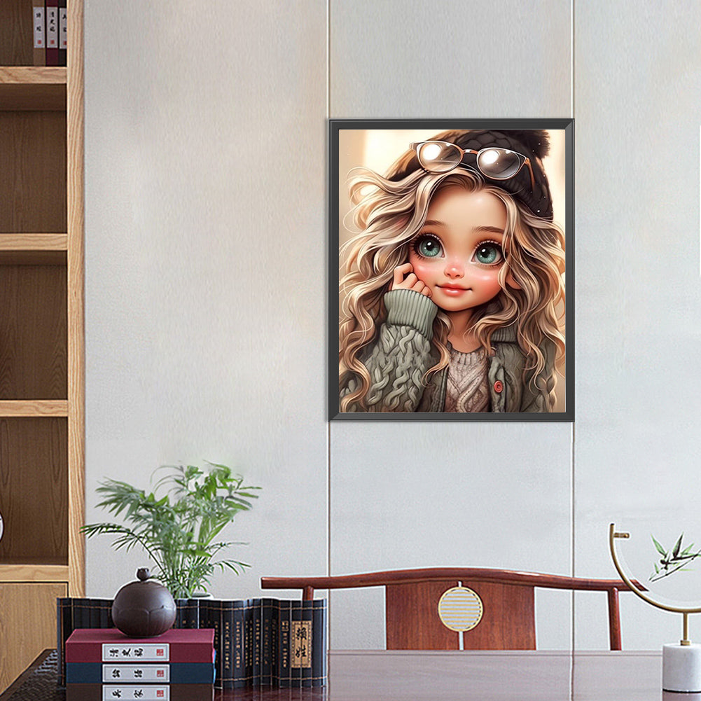 Diamond Painting - Full Round - sweet girl (40*50CM)