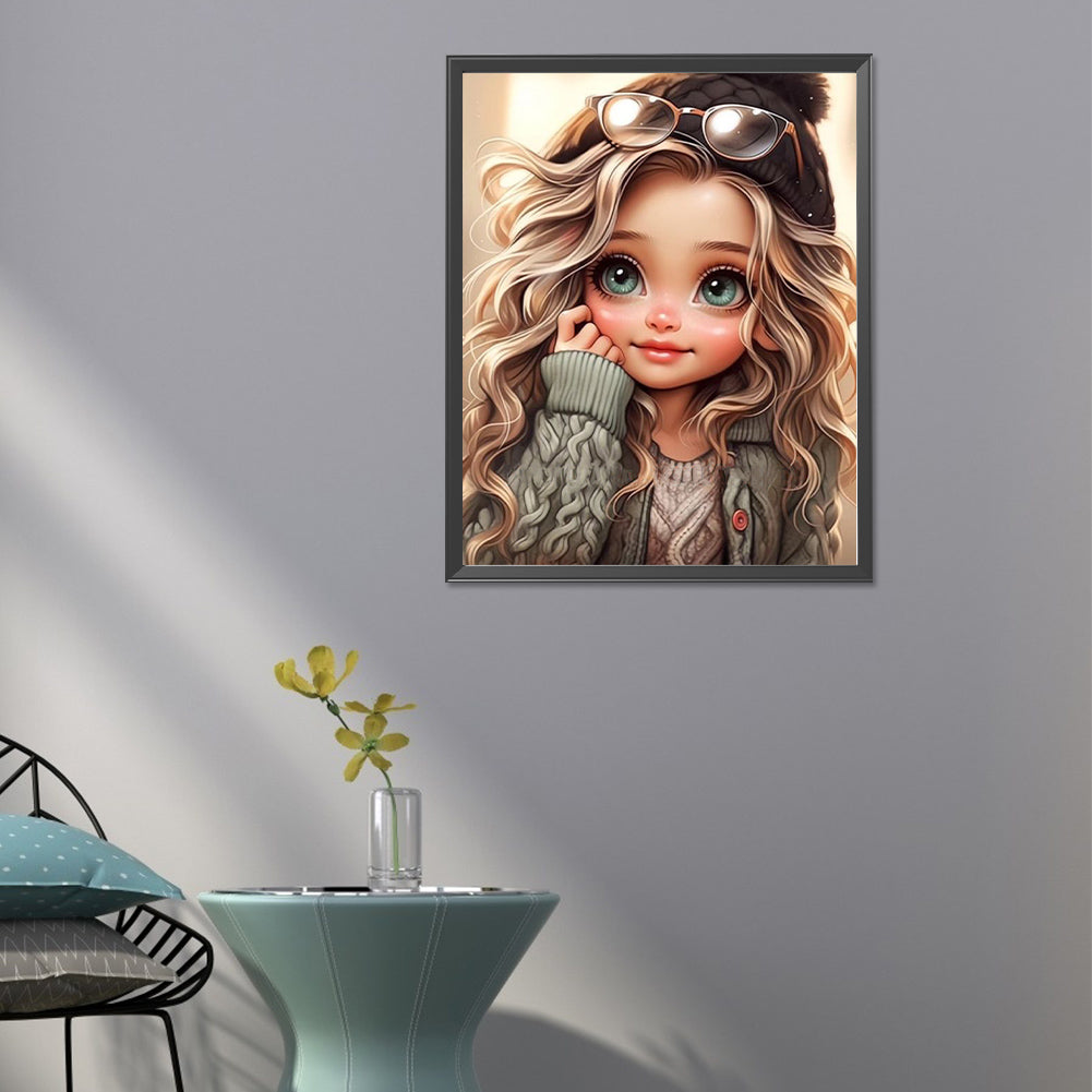 Diamond Painting - Full Round - sweet girl (40*50CM)