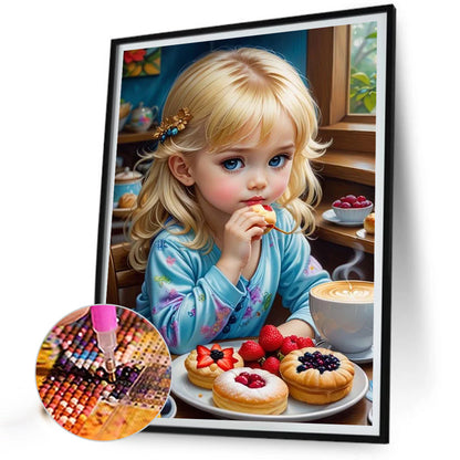 Diamond Painting - Full Round - sweet girl (40*50CM)