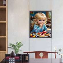 Load image into Gallery viewer, Diamond Painting - Full Round - sweet girl (40*50CM)
