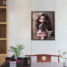 Load image into Gallery viewer, Diamond Painting - Full Round - sweet girl (40*50CM)
