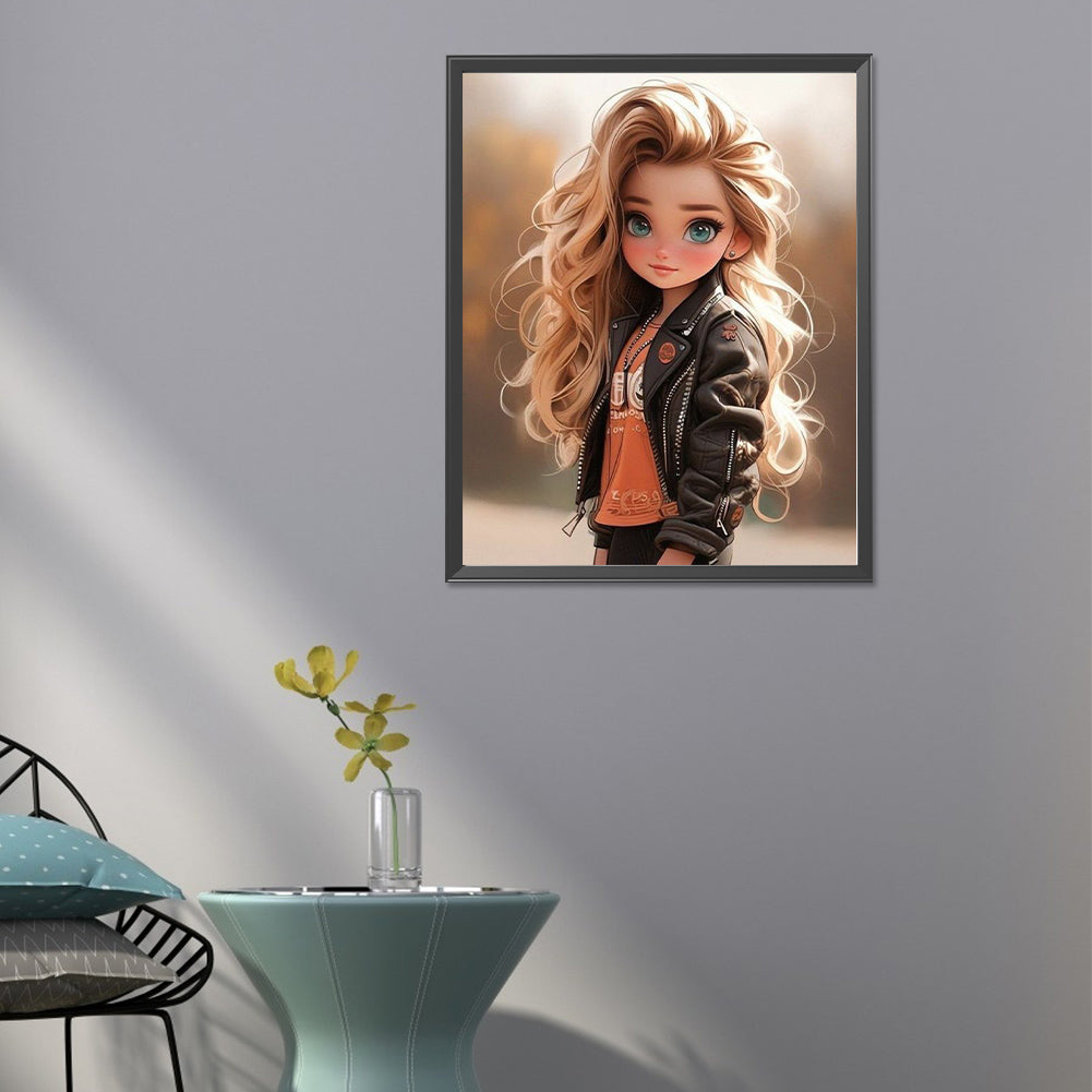 Diamond Painting - Full Round - sweet girl (40*50CM)