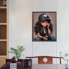 Load image into Gallery viewer, Diamond Painting - Full Round - sweet girl (40*50CM)
