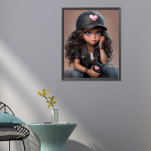 Load image into Gallery viewer, Diamond Painting - Full Round - sweet girl (40*50CM)
