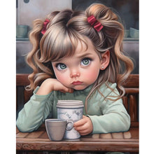 Load image into Gallery viewer, Diamond Painting - Full Round - sweet girl (40*50CM)
