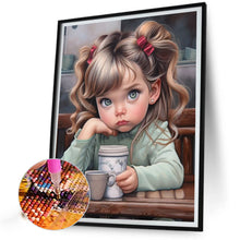 Load image into Gallery viewer, Diamond Painting - Full Round - sweet girl (40*50CM)
