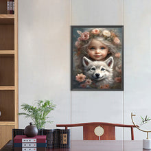 Load image into Gallery viewer, Diamond Painting - Full Round - sweet girl (40*50CM)
