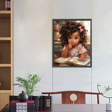 Load image into Gallery viewer, Diamond Painting - Full Round - sweet girl (40*50CM)
