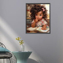 Load image into Gallery viewer, Diamond Painting - Full Round - sweet girl (40*50CM)
