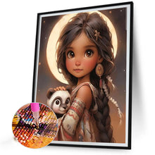 Load image into Gallery viewer, Diamond Painting - Full Round - sweet girl (40*50CM)
