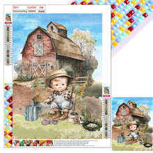 Load image into Gallery viewer, Diamond Painting - Full Square - country cowboy kid (30*40CM)
