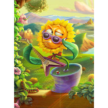 Load image into Gallery viewer, Diamond Painting - Full Square - Funny sunflower (45*60CM)

