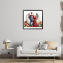 Load image into Gallery viewer, Diamond Painting - Full Square - angel old couple (45*45CM)
