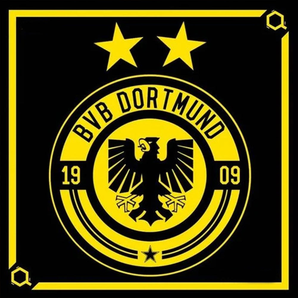 Diamond Painting - Full Round - Borussia Dortmund football club logo (40*40CM)