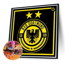 Load image into Gallery viewer, Diamond Painting - Full Round - Borussia Dortmund football club logo (40*40CM)
