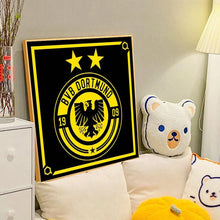 Load image into Gallery viewer, Diamond Painting - Full Round - Borussia Dortmund football club logo (40*40CM)
