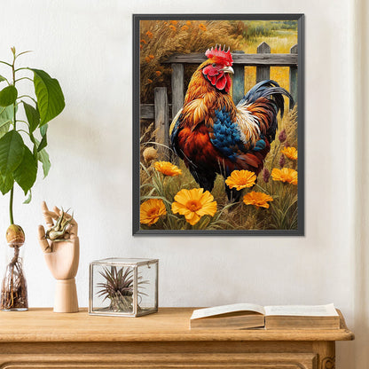 Diamond Painting - Full Round - Rooster (30*40CM)