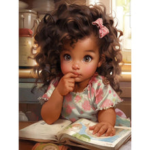 Load image into Gallery viewer, Diamond Painting - Full Round - little girl (30*40CM)

