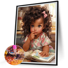 Load image into Gallery viewer, Diamond Painting - Full Round - little girl (30*40CM)
