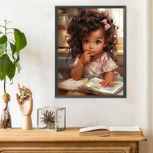 Load image into Gallery viewer, Diamond Painting - Full Round - little girl (30*40CM)
