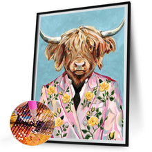 Load image into Gallery viewer, Diamond Painting - Full Round - anthropomorphic cow (30*40CM)
