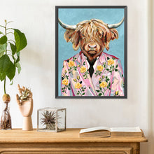 Load image into Gallery viewer, Diamond Painting - Full Round - anthropomorphic cow (30*40CM)
