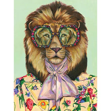 Load image into Gallery viewer, Diamond Painting - Full Round - Anthropomorphic lion (30*40CM)
