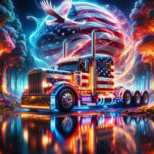 Load image into Gallery viewer, Diamond Painting - Full Round - american eagle (30*30CM)
