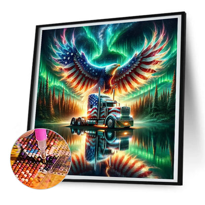 Diamond Painting - Full Round - american eagle (30*30CM)