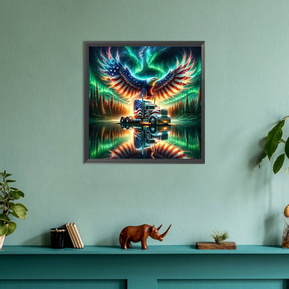 Diamond Painting - Full Round - american eagle (30*30CM)