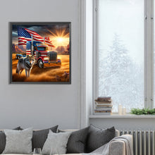 Load image into Gallery viewer, Diamond Painting - Full Round - american wolf (30*30CM)
