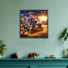 Load image into Gallery viewer, Diamond Painting - Full Round - american wolf (30*30CM)
