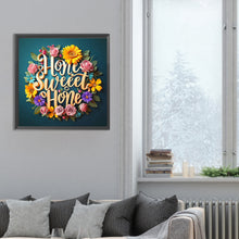 Load image into Gallery viewer, Diamond Painting - Full Round - sweet family calligraphy and painting (30*30CM)
