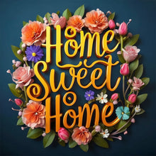 Load image into Gallery viewer, Diamond Painting - Full Round - sweet family calligraphy and painting (30*30CM)
