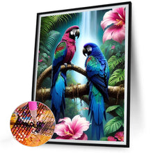 Load image into Gallery viewer, Diamond Painting - Full Round - pair of birds (30*40CM)
