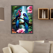 Load image into Gallery viewer, Diamond Painting - Full Round - pair of birds (30*40CM)
