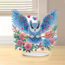 Load image into Gallery viewer, Acrylic Owl Diamond Painting Tabletop Ornament for Home Office Desktop Decor
