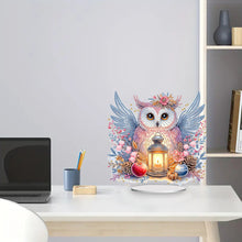 Load image into Gallery viewer, Acrylic Owl Diamond Painting Tabletop Ornament for Home Office Desktop Decor
