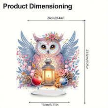 Load image into Gallery viewer, Acrylic Owl Diamond Painting Tabletop Ornament for Home Office Desktop Decor
