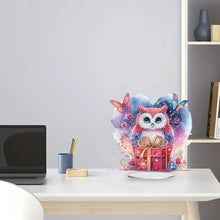 Load image into Gallery viewer, Acrylic Owl Diamond Painting Tabletop Ornament for Home Office Desktop Decor
