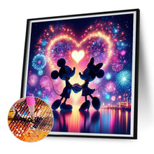 Load image into Gallery viewer, Diamond Painting - Full Round - Mickey Mouse silhouette (30*30CM)
