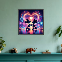 Load image into Gallery viewer, Diamond Painting - Full Round - Mickey Mouse silhouette (30*30CM)
