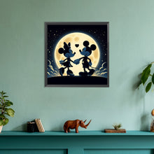 Load image into Gallery viewer, Diamond Painting - Full Round - Mickey Mouse silhouette (30*30CM)
