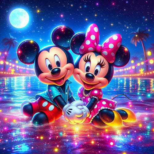 Full Diamond Painting kit - Disney Princess and Mickey Mouse (16x20inc –  Hibah-Diamond painting art studio
