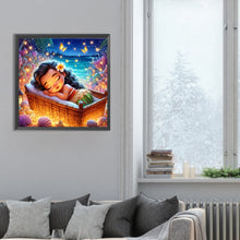 Load image into Gallery viewer, Diamond Painting - Full Round - sleeping princess moana (30*30CM)
