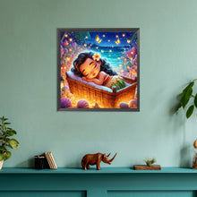 Load image into Gallery viewer, Diamond Painting - Full Round - sleeping princess moana (30*30CM)
