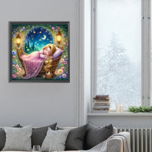 Load image into Gallery viewer, Diamond Painting - Full Round - sleeping rapunzel (30*30CM)
